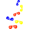 Sonnenbrille Symbol