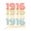 Funny Birthday Awesome 1916