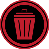 Garbage can icon