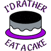 Torta asessuale "i'd rather eat a cake"