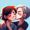 LGBT Queer kiss 🌈🌈