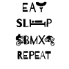 BMX Cyklist BMX Cykel BMX Ramp BMX Cykel