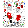 Westie Christmas Golden Dog Gift
