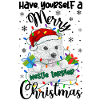 Westie Christmas Golden Dog Gift