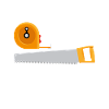 Measuring sawing cursing saying