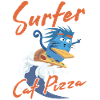 Surfer Cat Pizza - Chats Drôles