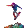 Snowboard Sport Art #snowboard