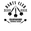 Dart Championship Design Schwarz