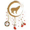 Wolf Weihnachten Weihnachtstraumfänger