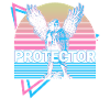 Protector Archangel Michael Retro