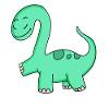 Dinosaur motif