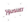 Margaret's name personalized