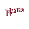 Martha's name personalized