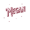Megan name personalized