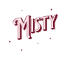 Misty name personalized