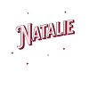 Natalie's name personalized