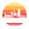 München Retro Skyline