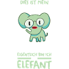 Dickhäuter Rüsseltier Elefant