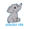 Dickhäuter Rüsseltier Elefant