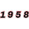 1958 Year Number