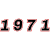 1971 Year Number