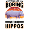 Nilpferd Geschenk Hippo Flusspferd