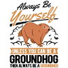 Murmeltier Groundhog Marmot Waldmurmeltier