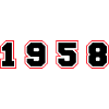 1958 Year Number