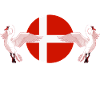 Danemark Drapeau animal national