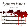 Sometimes life hurts Leben Spruch