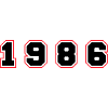 1986 Year Number
