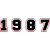 1987 Year Number