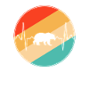 Bear Retro Heartbeat