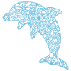 dolphin t-shirt dauphin dolphin delfin mandala
