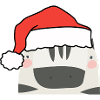 Weihnachten Zebra