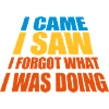 I came saw forget
