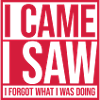 I came saw forget