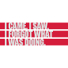 I came saw forget