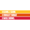 I came saw forget