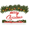 Festliche Weihnachtsdekoration mit Lichterkranz