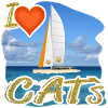 I Love CAT's - Catamaran / Katamaran