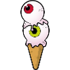 Augapfel Eis