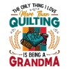 Sewing Quilter Grandma Quilting
