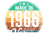 Vintage Made in 1966 Year of birth 1966 Birthday