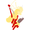 Abstrakt Farbfleck