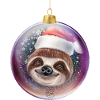 Drôle de paresseux pour Noël