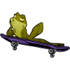 Rainette patineuse