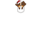 Christmas Australian Shepherd Chest Bag