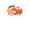 Armwrestler USA Flag Handwrestling