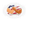 Armwrestler USA Flag Handwrestling